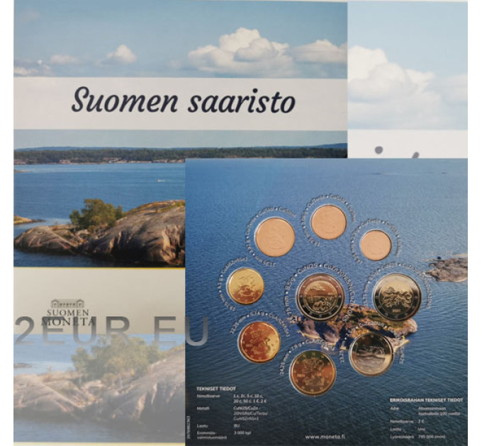Suomi euro set BU 2021 - Suomen saaristo