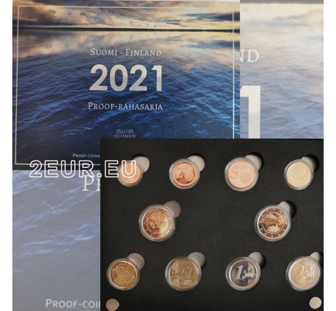 Suomi PROOF Euro-kolikkosarja 2021