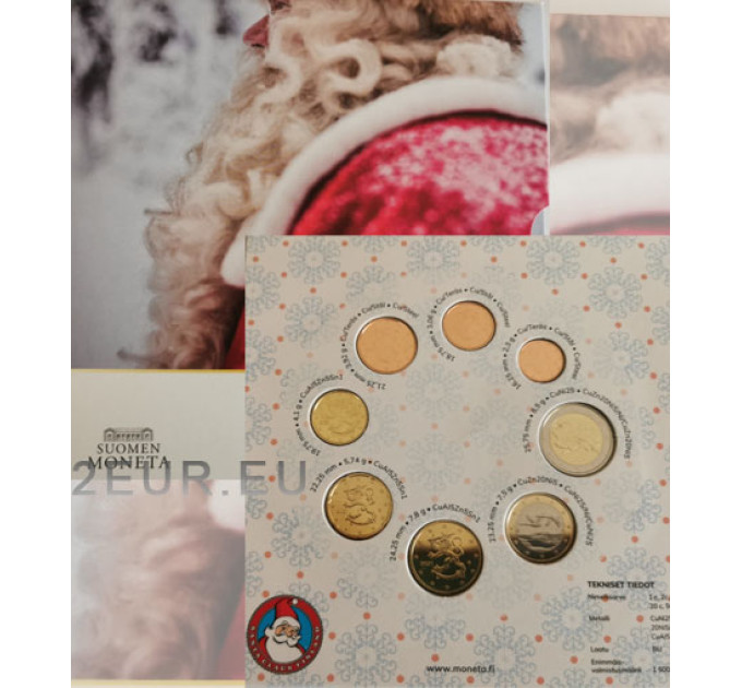 Suomi euro set BU 2021 - Hyvää Joulua Joulupukin maasta!