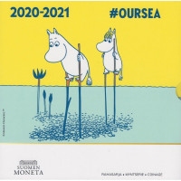 Suomi euro set BU 2020 - muumit ja meidän meri
