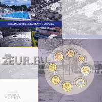 Suomi euro set BU 2022 - 70 VUOTTA HELSINGIN OLYMPIAAT