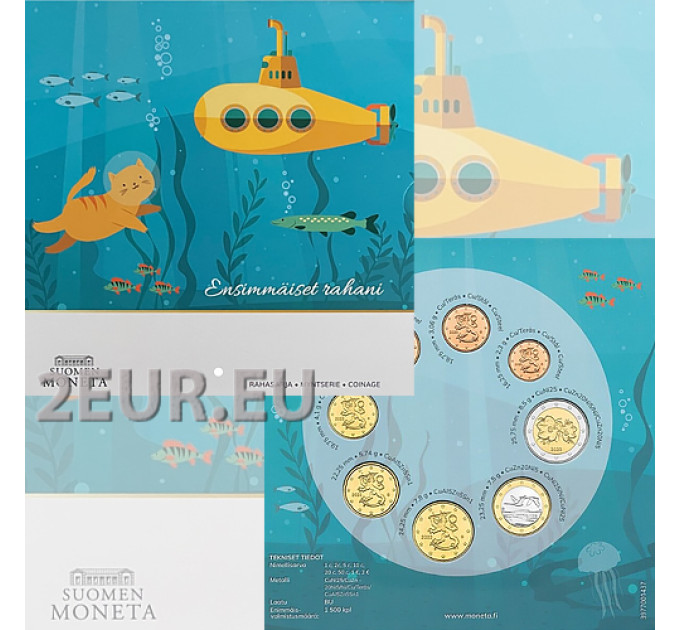 Suomi euro set BU 2023 - Ensimmäinen rahani