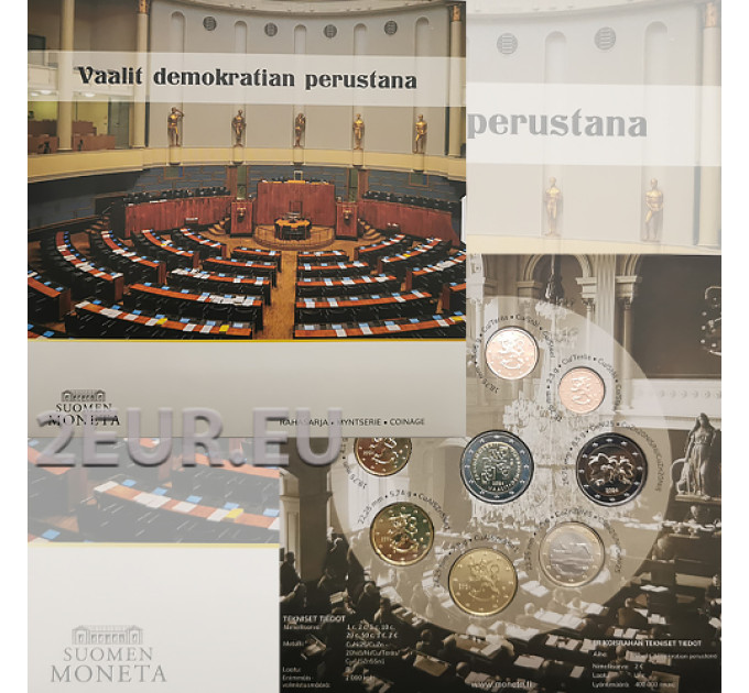 Suomi euro set BU 2024 - Vaalit demokratian perustana