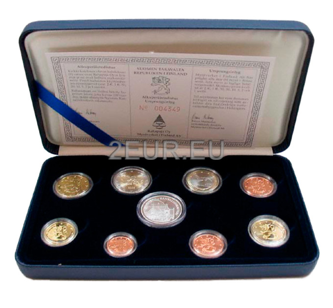 Suomi Euro-kolikkosarja PROOF 2002