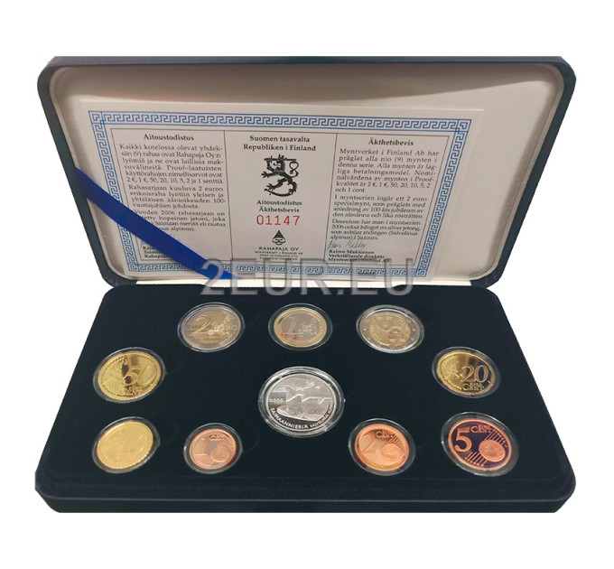 Suomi Euro-kolikkosarja PROOF 2006