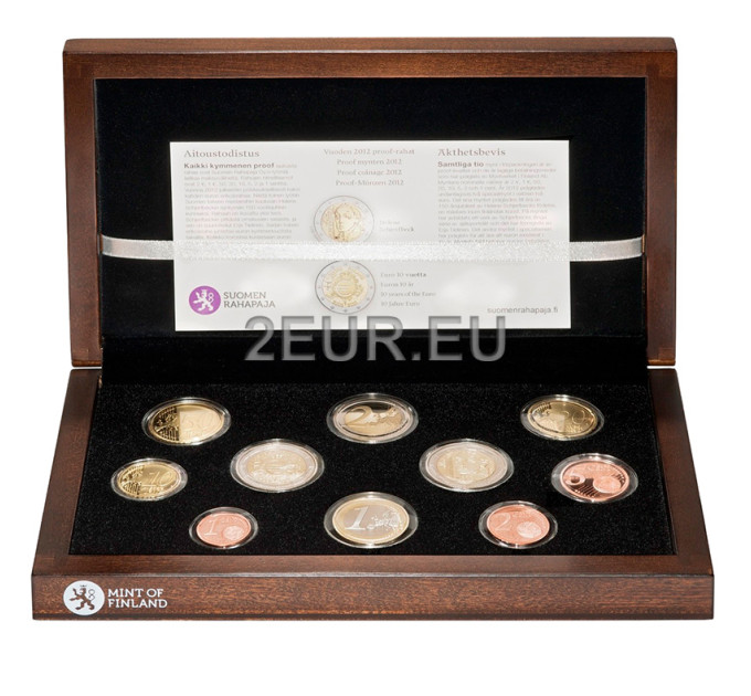 Suomi PROOF 2012 - Euro-kolikkosarja