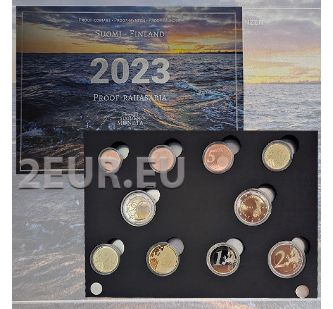 Suomi PROOF Euro-kolikkosarja 2023