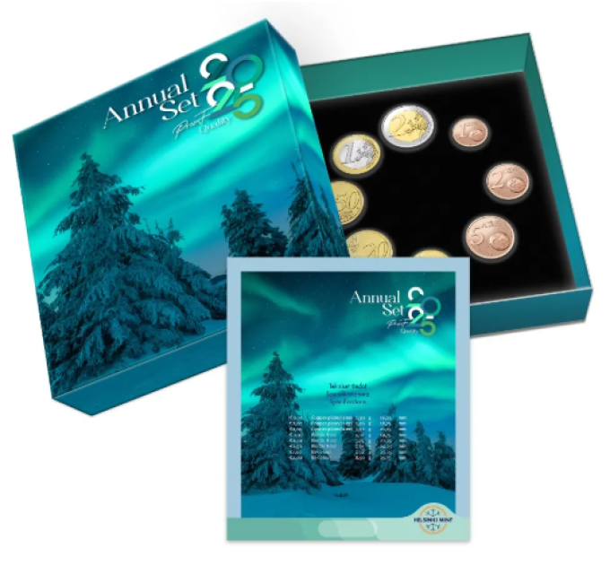 Suomi PROOF Euro-kolikkosarja 2025
