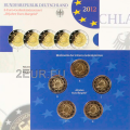 Saksa 2 euron proof 2012 - 10 vuotta Euro Cashia
