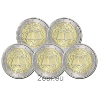 Saksa 2 euroa UNC 2007 - 50 vuotta Rooman sopimusta - ADFGJ