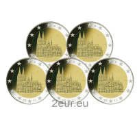 Saksa 2 euroa UNC 2011 - Nordrhein-Westfalen – Kölnin katedraali - ADFGJ