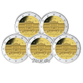 Saksa 2 euroa UNC 2019 - 70 vuotta liittoneuvoston perustuslaista - Bundesrat - ADFGJ