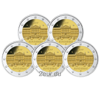 Saksa 2 euroa UNC 2019 - 70 vuotta liittoneuvoston perustuslaista - Bundesrat - ADFGJ