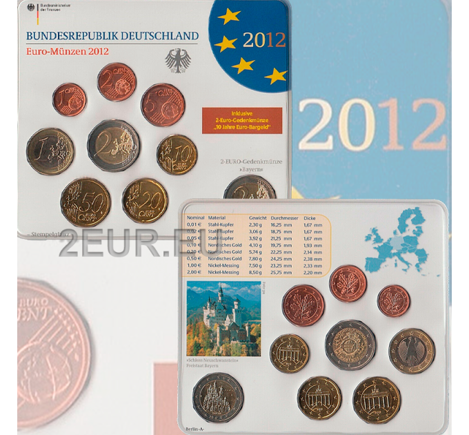 Saksa 2012 - euro set BU  