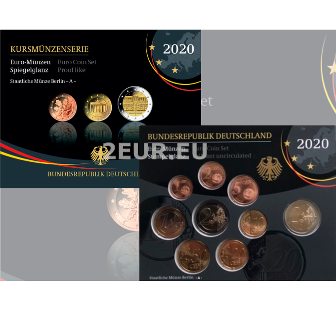 Saksa 2020 - euro set BU  