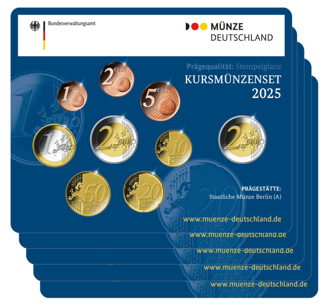 Saksa euro set BU 2025