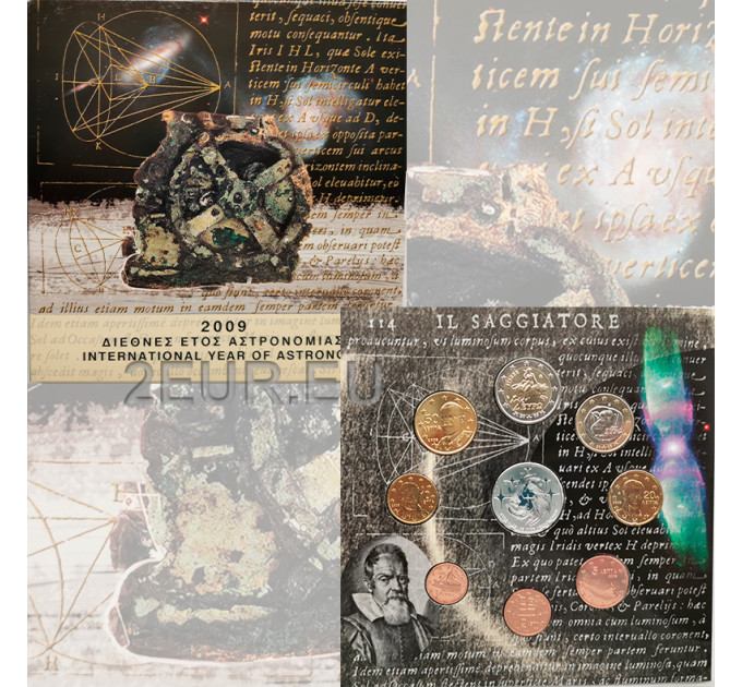 Kreikka 2009 - euro set BU - Internationaal Jaar van de Astronomie