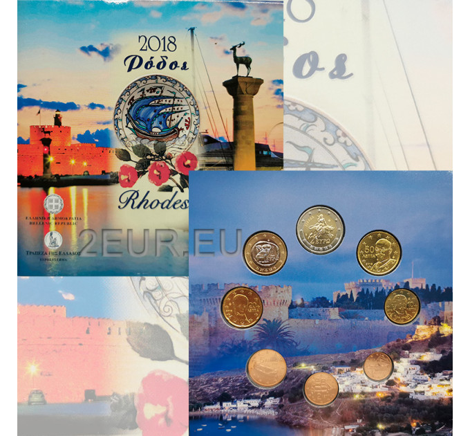 Kreikka euro set BU 2018 - euro set BU - Rodos