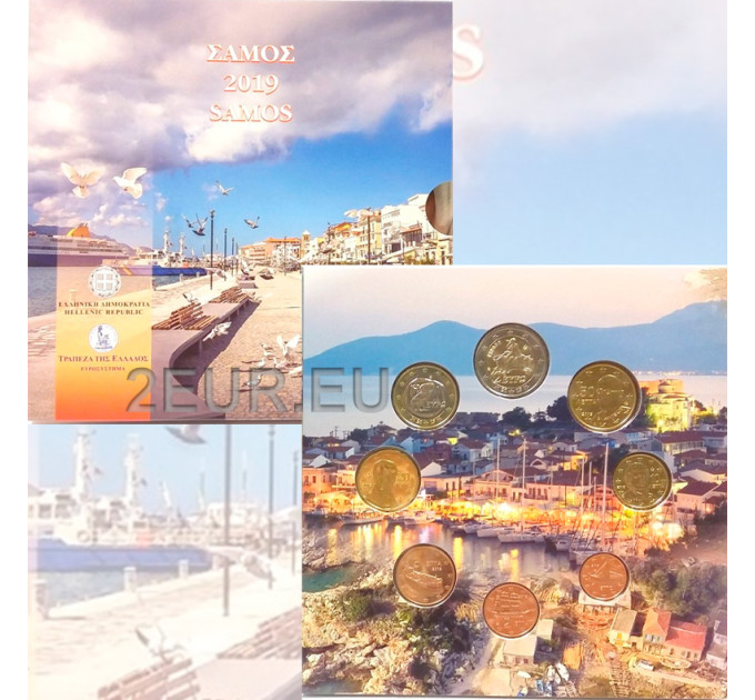 Kreikka euro set BU 2019 - euro set BU - Samos