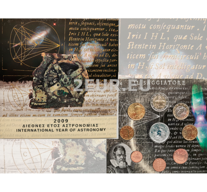 Kreikka euro set BU 2009 - euro set BU - Internationaal Jaar van de Astronomie