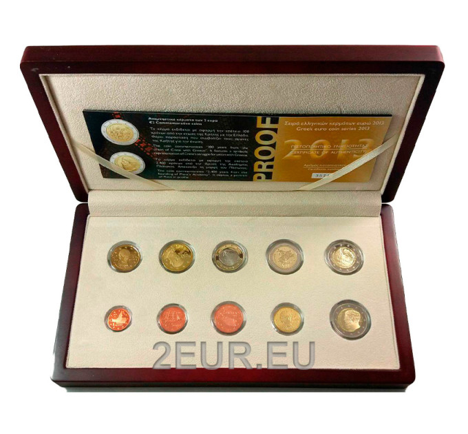 Kreikka 2013 - Euro set proof