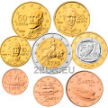 Kreikka euro set UNC 2008