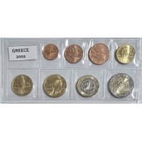 Kreikka euro set UNC 2002
