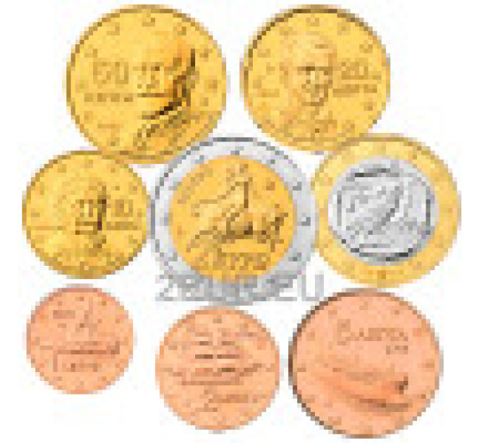 Kreikka euro set UNC 2003