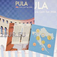 Kroatia euro set BU 2024 - Pula