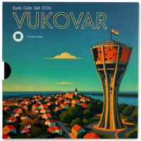 Kroatia euro set BU 2026 - Vukovar