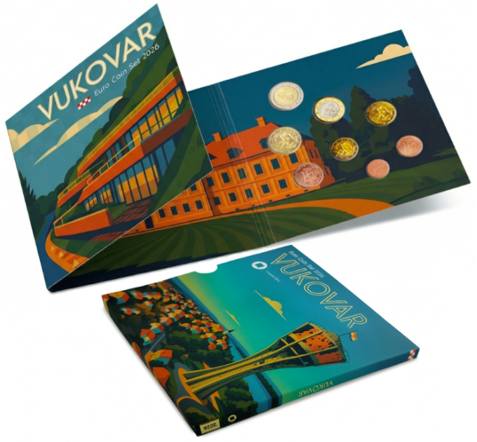 Kroatia euro set BU 2026 - Vukovar