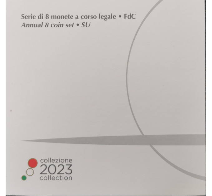 Italia 2023 - Euro set BU 