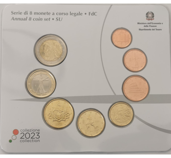 Italia 2023 - Euro set BU 