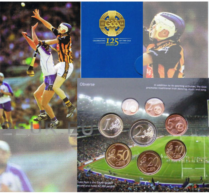 Irlanti euro set BU 2009 - 125 vuotta Gaelilaista urheilujärjestöä