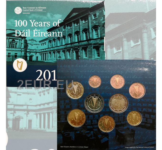 Irlanti euro set BU 2019 - Dail Eireannin 100 vuotta