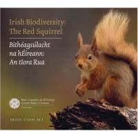 Irlanti euro set BU 2023 - Biodiversiteetti - Punainen orava