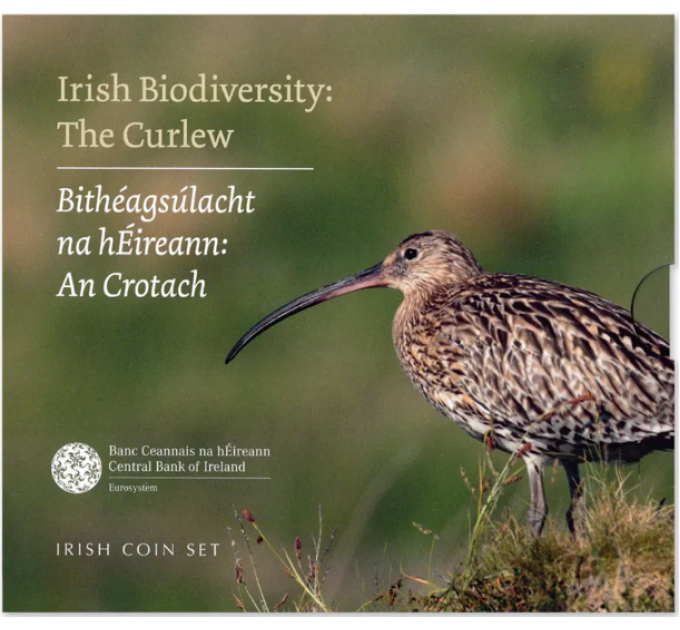 Irlanti euro set BU 2024 - Biodiversiteetti - Curlew