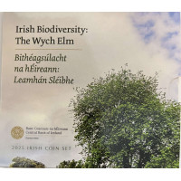 Irlanti euro set BU 2025 - Biologinen monimuotoisuus - Wych Elm