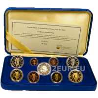 Irlanti euro set proof 2012 - KYMMENEN VUOTTA EUROA