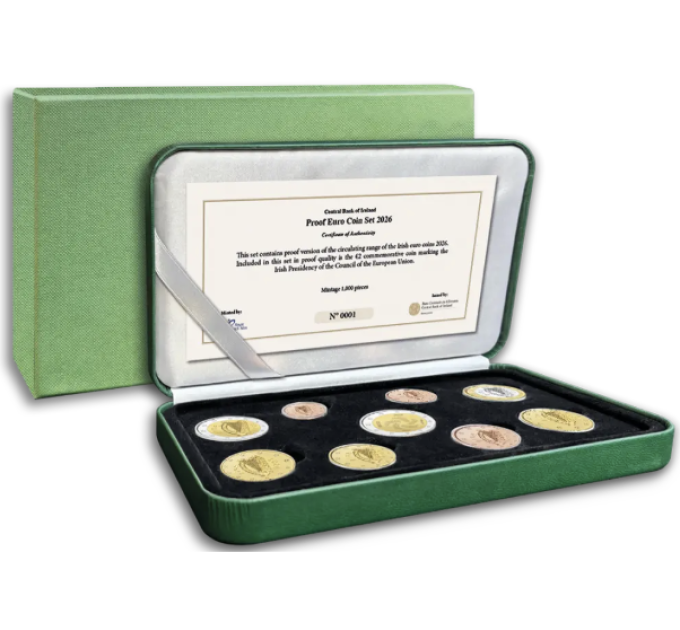Irlanti euro set proof 2026