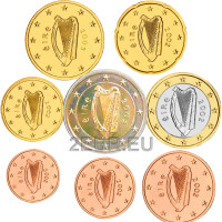 Irlanti 2002 - Euro set UNC