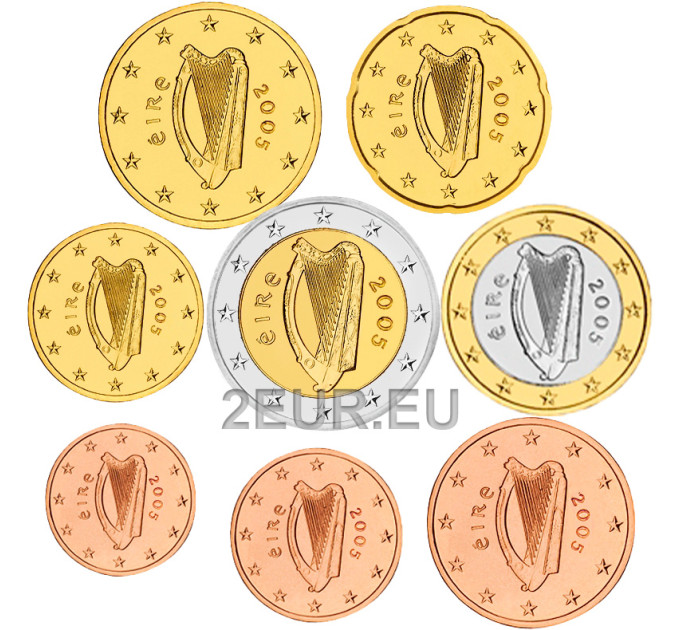 Irlanti 2005 - Euro set UNC
