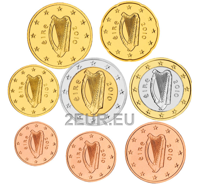 Irlanti 2010 - Euro set UNC