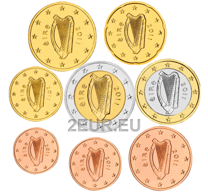 Irlanti 2011 - Euro set UNC