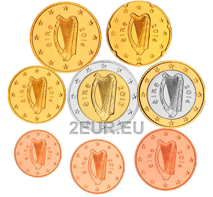 Irlanti 2014 - Euro set UNC
