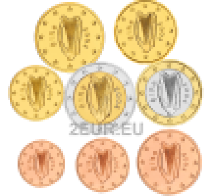 Irlanti 2004 - Euro set UNC