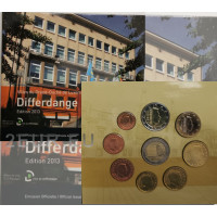Luxemburg euro set BU 2013 - Differdangen kaupunki