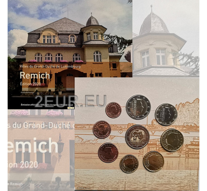 Luxemburg euro set BU 2020 - Remichin kaupunki