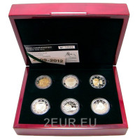 Luxemburgin 2 euron Proof 2009 - 2012