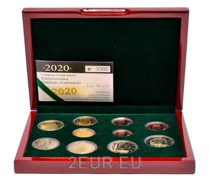 Luxemburg Euro-kolikkosarja Proof 2020